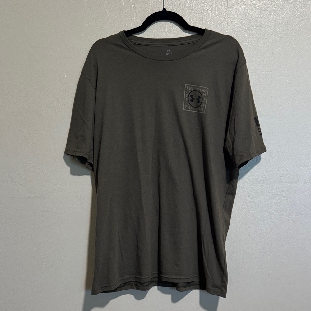 Under Armour Olive Green Short Sleeve Crew Tee